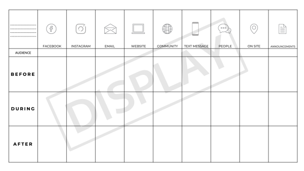 Communications Planning Grid - Image 3