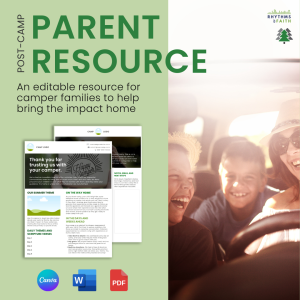 Post-Camp Parent Resource