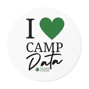 I Heart Camp Data Vinyl Stickers