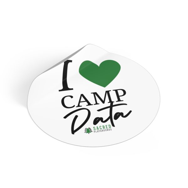 I Heart Camp Data Vinyl Stickers - Image 2